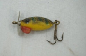 lot 151 image: Vintage Heddon Tiny Torpedo Fishing Lure