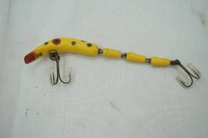 lot 182 image: Vintage Mill Run Products Co. Beno Eel Fishing Lure