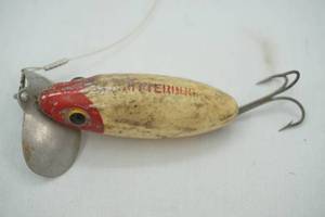lot 215 image: Vintage Jitterbug Fred Arbogast Fishing Lure