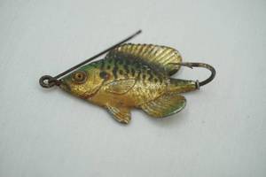 lot 230 image: Vintage Arbogast Tin Liz Fishing Lure