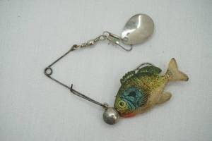 lot 232 image: Vintage Renosky Super Sunny Sunfish Spinner Bait