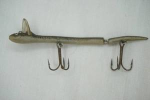 lot 248 image: Vintage Depose Jointed Eel Fishing Lure