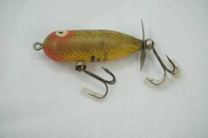 lot 295 image: Vintage Heddon Tiny Torpedo lure