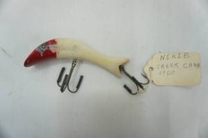 lot 34 image: Vintage Nikie Creek Chub Fishing Lure 1960