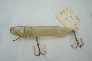 lot 36 image: Vintage Live Lure Rice Eng. Co. MI 1947