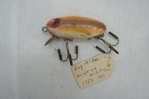 lot 38 image: Vintage Bug-A-Boo Wright and McGill Co. 1953 Fishing Lure