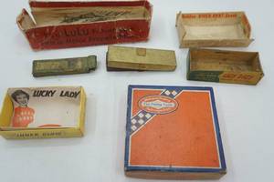 lot 418 image: Vintage Fishing Lure Box Lot