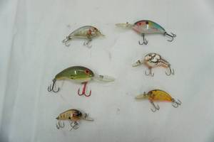 lot 432 image: Vintage Fishing Lure Lot 6ct