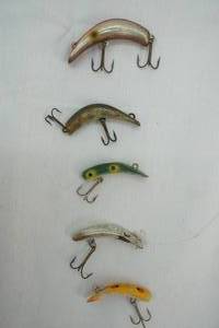 lot 436 image: Vintage Fishing Lure Lot 5ct