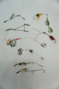 lot 439 image: Vintage Fishing Lure Lot Spinners