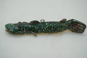 lot 486 image: Vintage Ice spearing decoy