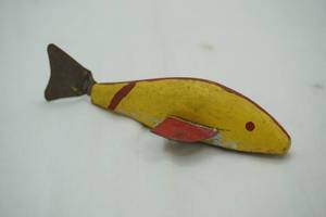 lot 489 image: Vintage Ice spearing decoy