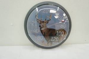 lot 526 image: Taylor 13.25 Deer Dial Thermometer