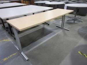 lot 222 image: HERMAN MILLER LONG TABLE