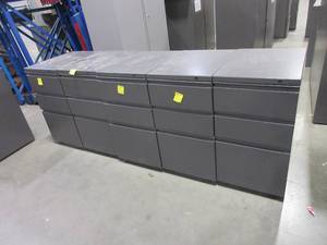 lot 236 image: HERMAN MILLER FILE PEDESTALS