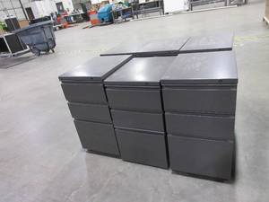 lot 238 image: HERMAN MILLER FILE PEDESTALS