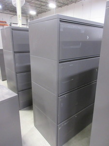 lot 249 image: HERMAN MILLER LATERAL FILE CABINETS