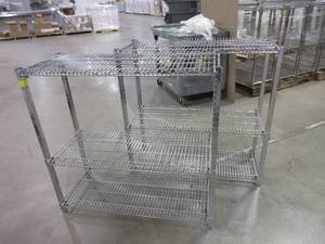 lot 106 image: CARI ALL,  HEAVY DUTY,  WIRE SHELVING UNITS