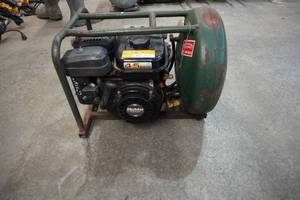 lot 10 image: RotAir Model PMP11MK238F Gas Powered Contractors Air Compressor