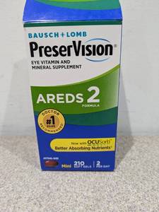 lot 23 image: BAUSCHLOMB PRESER VISION EYE VITAMIN AND MINERAL SUPPLEMENT AREDS 2 FORMULA