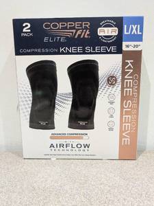 lot 17 image: NEW. COPPER FIT ELITE LXL COMPRESSION KNEE SLEEVE