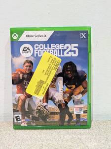 lot 49 image: NEW XBOX SERIES X EA SPORTS COLLEGE FOOTBALL 25