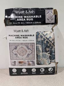 lot 70 image: NEW WYATT & ASH GERALDINE MACHINE WASHABLE AREA RUG