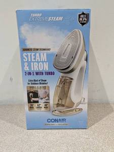 lot 94 image: CONAIR STEAM & IRON 2-IN-1 W TURBO