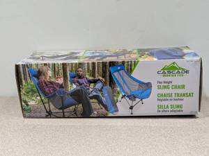 lot 98 image: CASCADE MOUNTAIN TECH FLEX HEIGHT SLING CHAIR