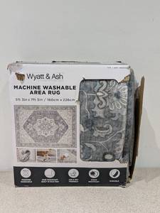 lot 72 image: NEW WYATT & ASH DARYA MACHINE WASHABLE AREA RUG