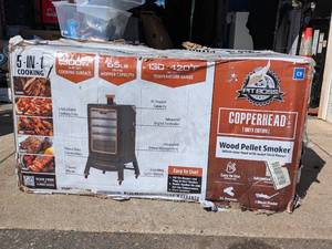 PITBOSS COPPERHEAD VERTICAL WOOD PELLET SMOKER