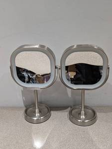 lot 123 image: 2 CONAIR HALO VANITY MIRROR