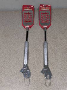 lot 118 image: 2 NEW NUTS & BOLTS BARBECUE SPATULAS