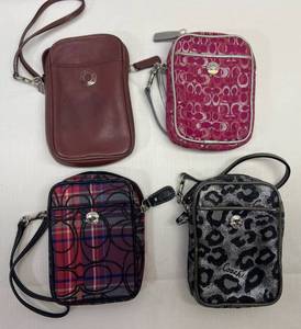 4x Coach Pouch/Wristlets