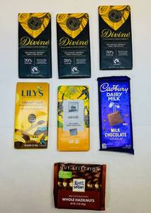 lot 51 image: 7x Variety of Chocolate Bars