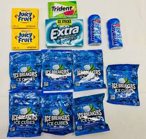 lot 61 image: Large Lot of a Variety of Chewing Gum