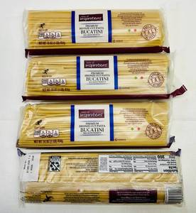 lot 74 image: 4x 1lb Premium Bronze Cut Pasta Bucatini-Taste of Inspirations 122025