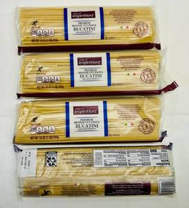 lot 77 image: 4x 1lb Premium Bronze Cut Pasta Bucatini-Taste of Inspirations 122025