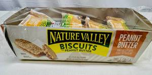 lot 100 image: 16x 1.35oz Nature Valley Biscuits w Peanut Butter
