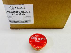 lot 388 image: 100x 1.5oz Chesters Sauce