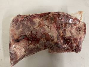 lot 120 image: F. 20.85lbs Bone-in Pork Shoulder Butts-IBP Supreme Trim All Natural