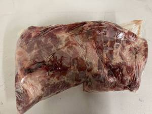 lot 125 image: F. 18.1lbs Bone-in Pork Shoulder Butts-IBP Supreme Trim All Natural