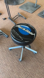 lot 106 image: Park Tool Shop Stool with Rolling Casters