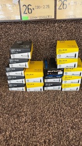 lot 144 image: Collection of 15 Bicycle Tire Tubes in Various Sizes