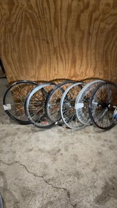 lot 122 image: Set of 8 Assorted 20 Bicycle Wheels