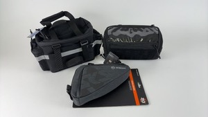 lot 446 image: Set of 3 BIKASE and SKS Germany Bicycle Bags