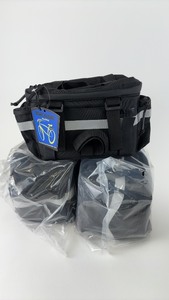 lot 449 image: Set of 3 BiKASE KoolPAK Insulated Bike Trunk & Handlebar Packs