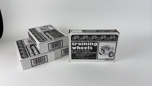 lot 451 image: Set of 3 Wald Inc. Bicycle Training Wheels for 12-16 Bicycles