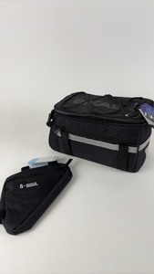 lot 454 image: BiKASE Big Momma Large Rack Bag and B-Soul Bicycle Pouch