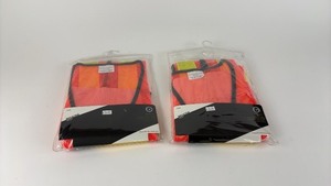 lot 456 image: Set of 2 High Visibility Reflective Safety Vests